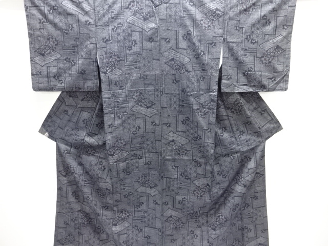 JAPANESE KIMONO / TSUMUGI / OVEN ASANOHA & FLOWER 